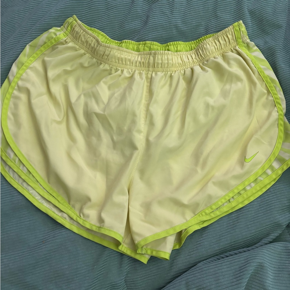 Nike Women's Yellow Running Shorts